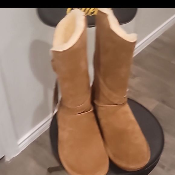 BearPaw Tatum Lined Mid-Calf Shearling Winter Boots- - Picture 6 of 7